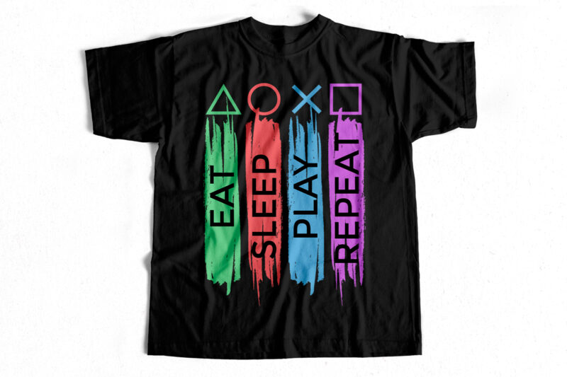 Top Selling Gaming T-Shirt Design Bundle, Gamer Designs, Gaming, Trendy Gaming T-Shirt Designs