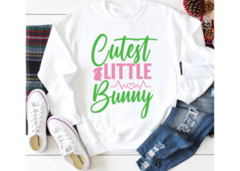 Cutest Little Bunny T-shirt Design,a-z t-shirt design design bundles all easter eggs babys first easter bad bunny bad bunny merch bad bunny shirt bike with flowers hello spring daisy bees