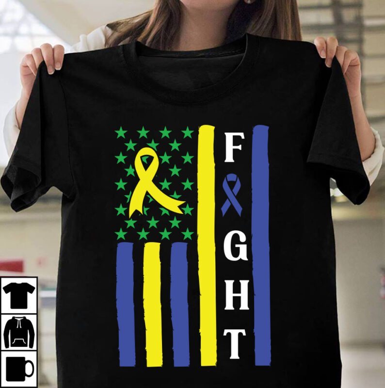 Fight Awareness -Shirt Design, Awareness SVG Bundle, Awareness T-Shirt Bundle. In This Family No One Fights Alone Aid Awareness T-Shirt Design, In This Family NO One Fights Alone T-Shirt Design,