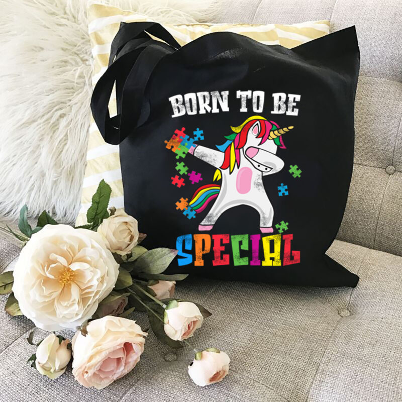 Funny Unicorn Born To Be Special Boy Girl Autism Awareness NL 2801