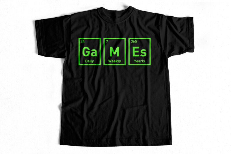 Top Selling Gaming T-Shirt Design Bundle, Gamer Designs, Gaming, Trendy Gaming T-Shirt Designs