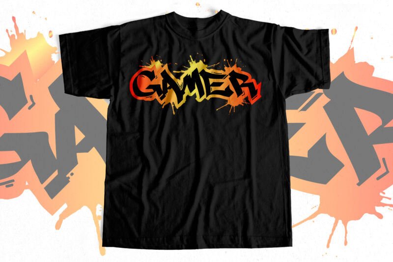 Top Selling Gaming T-Shirt Design Bundle, Gamer Designs, Gaming, Trendy Gaming T-Shirt Designs