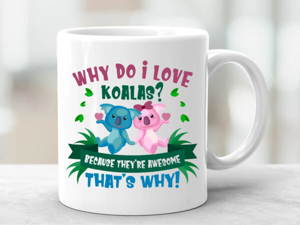 I love koalas mug , cute koala mug,koala bear mug, koala coffee mug ,koala lover mug,cute koala gift idea,funny koala gift mug 1 t shirt design for sale