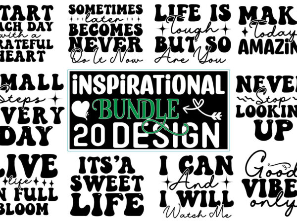 Inspirational svg design bundle