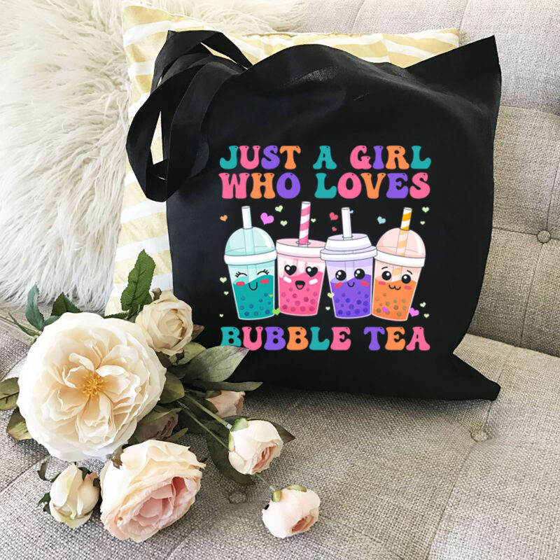 Just A Girl Who Loves Bubble Tea Girls Boba Tea Groovy NL 2002