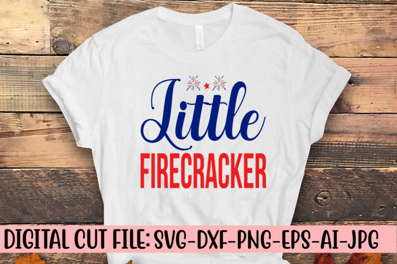 Little Firecracker SVG Cut File