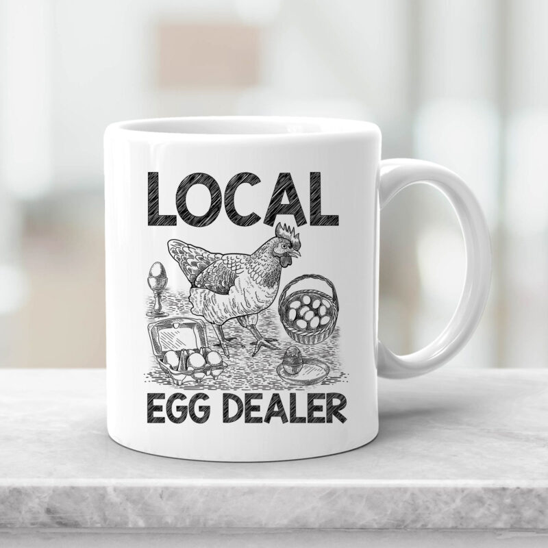 Local Egg Dealers Chicken Funny Local Egg Dealers Farmer NC 1802