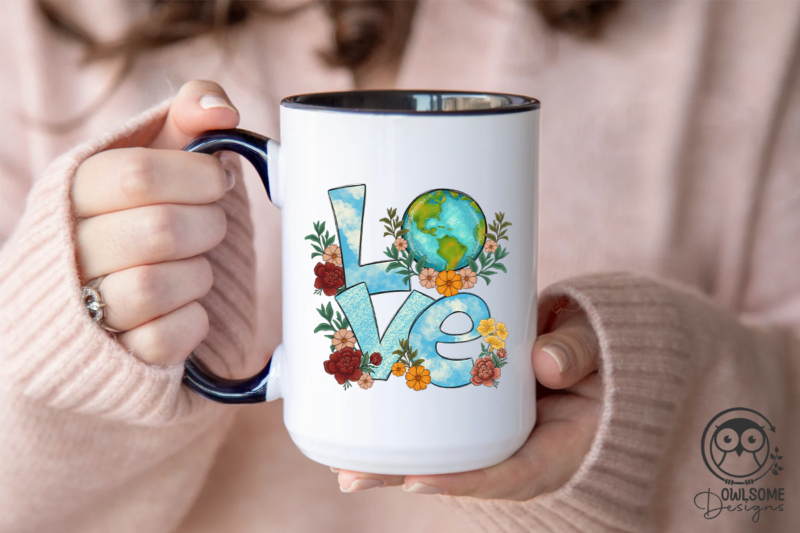 Love Earth Day PNG SUblimation