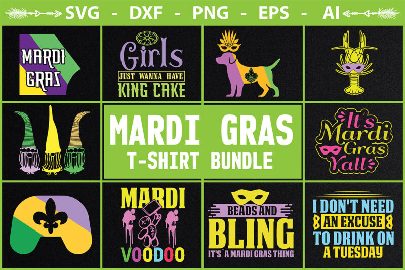 Mardi Gras T-shirt Bundle 01Cannabis Weed Marijuana T-Shirt Bundle,Weed Svg Mega Bundle,Weed svg mega bundle , cannabis svg mega bundle , 120 weed design , weed t-shirt design bundle ,