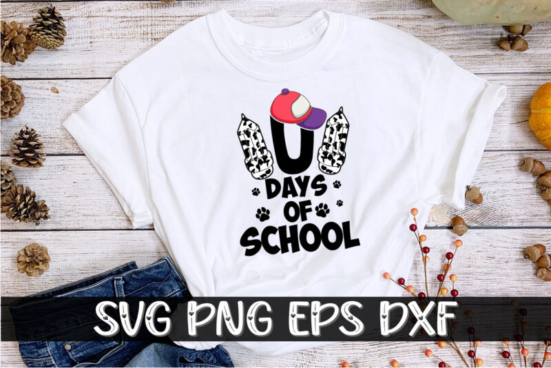 101 Days Of School, 100 days of school shirt print template, second grade svg, 100th day of school, teacher svg, livin that life svg, sublimation design, 100th day shirt design