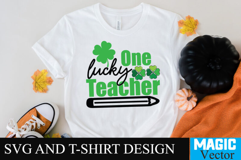 One lucky Teacher T-shirt design ,T-shirt design SVG Cut File,t-shirt design,t shirt design,t shirt design tutorial,t-shirt design tutorial,t-shirt design in illustrator,tshirt design,t shirt design illustrator,illustrator tshirt design,tshirt design tutorial,how to