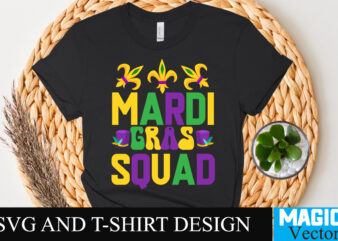 Mardi Gras Squad 2 T-Shirt Design,Happy Mardi Gras T-Shirt Design, Happy Mardi Gras SVG Cut File, 160 Mardi Gras SVG Bundle, Mardi Gras Clipart, Carnival mask silhouette, Mask SVG, Carnival