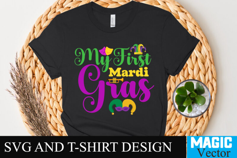 Happy Mardi Gras T-Shirt Design, Happy Mardi Gras SVG Cut File, 160 Mardi Gras SVG Bundle, Mardi Gras Clipart, Carnival mask silhouette, Mask SVG, Carnival SVG, Festival svg, Mardi Gras