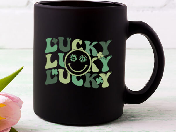 Retro st patty_s day, lucky babe t-shirt design, vintage st patrick_s day shirt, retro groovy lucky png files, smiley face png nl 0302