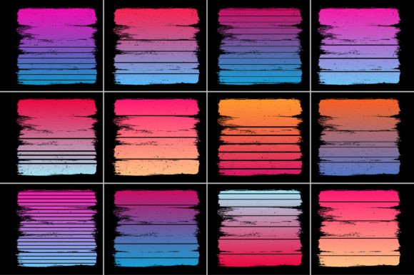 Retro Vintage Sunset Grunge Background Bundle for T-Shirt Design