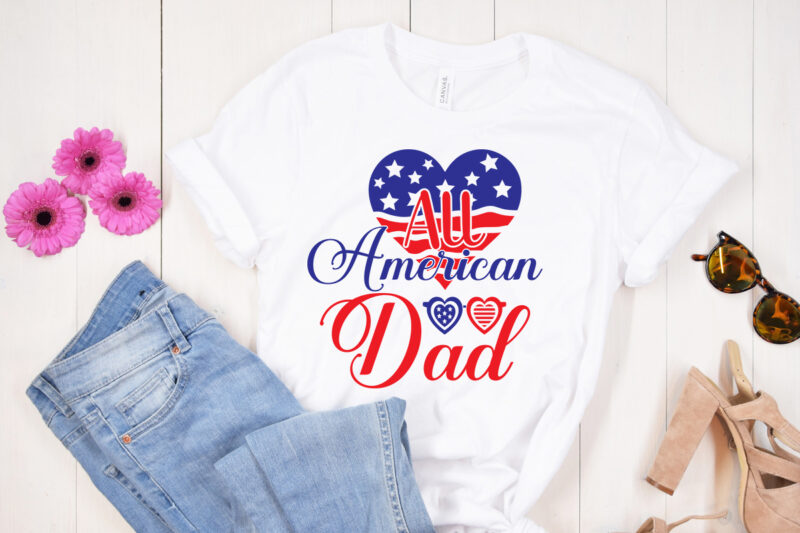 All American Dad SVG design, All American Dad Retro design, 4th of July SVG Bundle,July 4th SVG, fourth of july svg, independence day svg, patriotic svg, 4th of July SVG