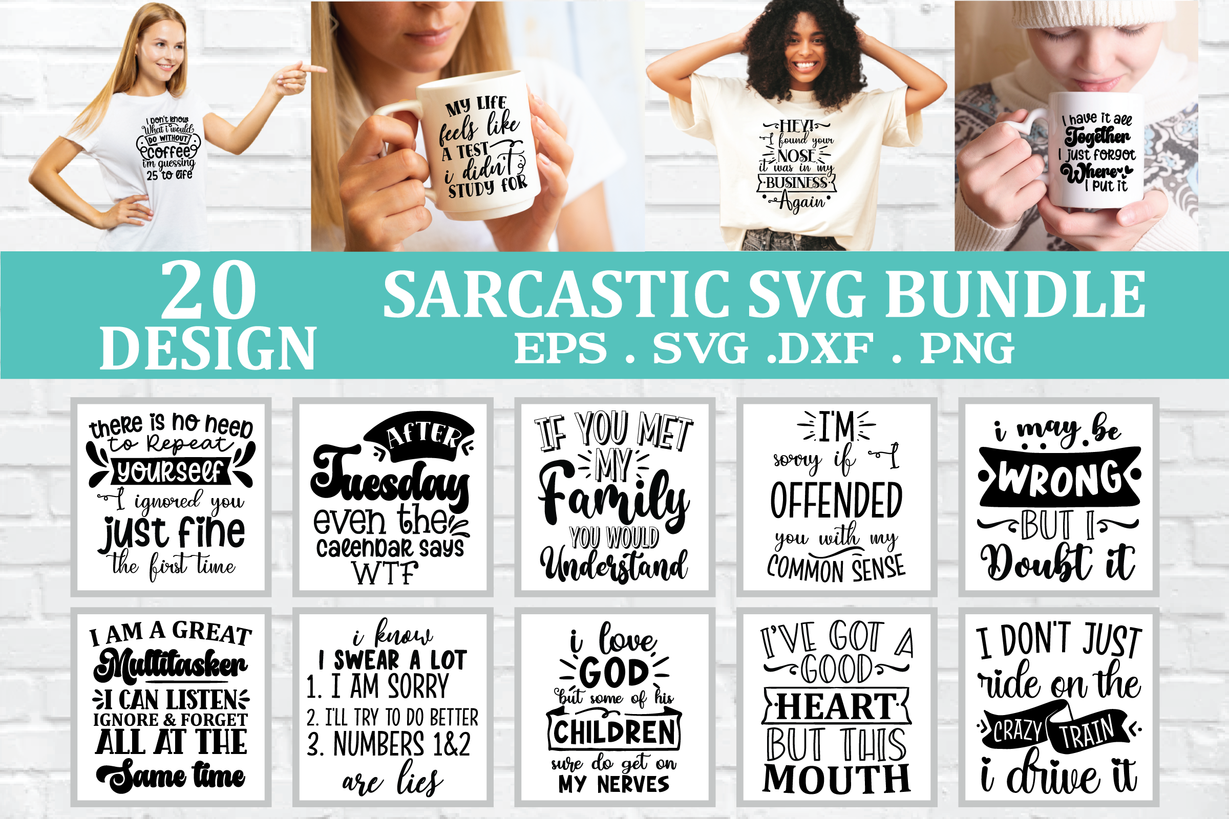 Funny sarcastic sassy quote for vector t shirt, mug, card. Funny