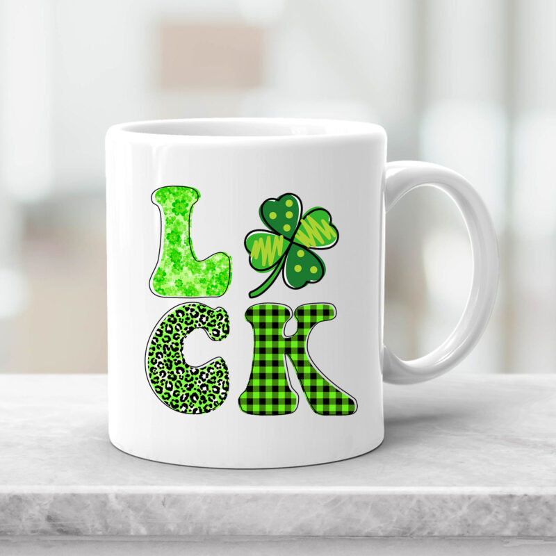 St Patrick_s Day Lucky Clover Leopard Shamrock Funny Paddy_s Day NC 0402