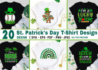 St. Patrick’s Day T-Shirt Design Bundle,Let The Shenanigans Begin, St. Patrick’s Day svg, Funny St. Patrick’s Day, Kids St. Patrick’s Day, St Patrick’s Day, Sublimation, St Patrick’s Day SVG, St