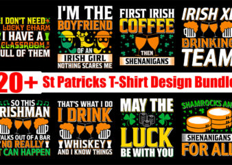 St Patrick’s Day T-Shirt Design Bundle,Let The Shenanigans Begin, St. Patrick’s Day svg, Funny St. Patrick’s Day, Kids St. Patrick’s Day, St Patrick’s Day, Sublimation, St Patrick’s Day SVG, St