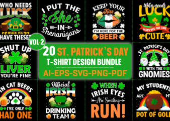 St. Patrick’s Day T-Shirt SVG Bundle,Let The Shenanigans Begin, St. Patrick’s Day svg, Funny St. Patrick’s Day, Kids St. Patrick’s Day, St Patrick’s Day, Sublimation, St Patrick’s Day SVG, St