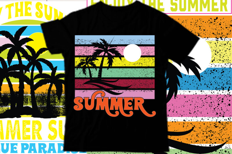 Summer T shirt design, Salty Beach Shirt, Summer Shirt, Beach Party T-Shirt, Summer Vibes Shirt For Women, Palm Tshirt, Beach T Shirt, Summer Tee, Beach Shirt, Enjoy the Summer Shirt,