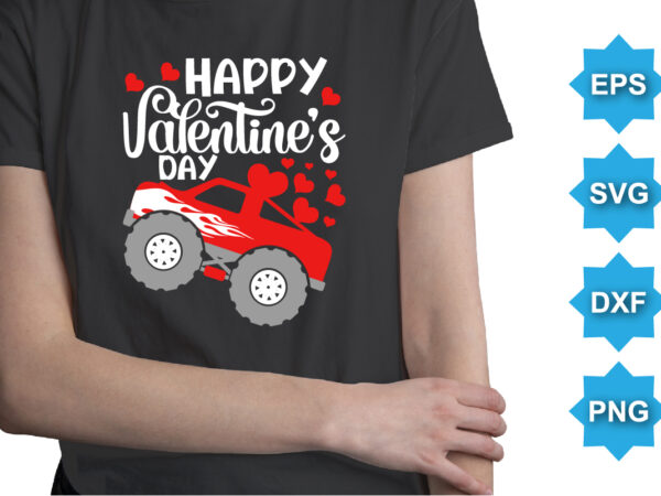 Happy valentine’s day, happy valentine shirt print template, 14 february typography design