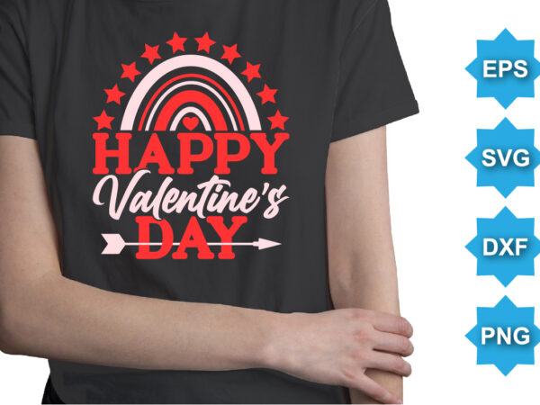 Happy valentine’s day, happy valentine shirt print template, 14 february typography design