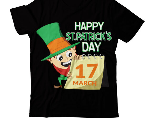 Happy st.patrick’s day t-shirt design,studio files 100 patrick day vector t-shirt designs bundle amsterdam st.patricks day art tricks baby mardi gras number design svg buy patrick day t-shirt designs for