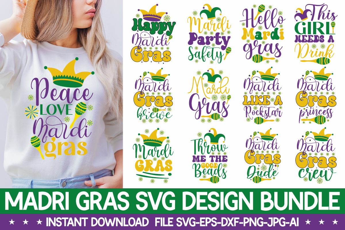 cricut mardi gras designs