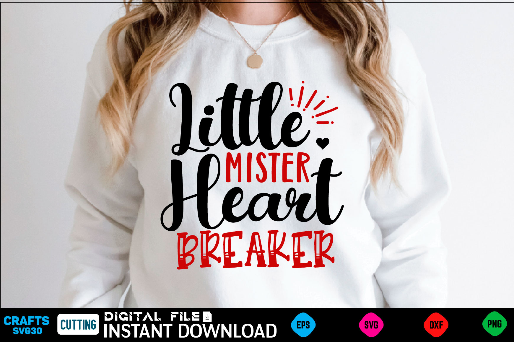 Little Mister Heart Breaker svg, valentines day svg, valentine svg