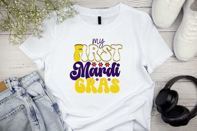 My First Mardi Gras RETRO DESIGN