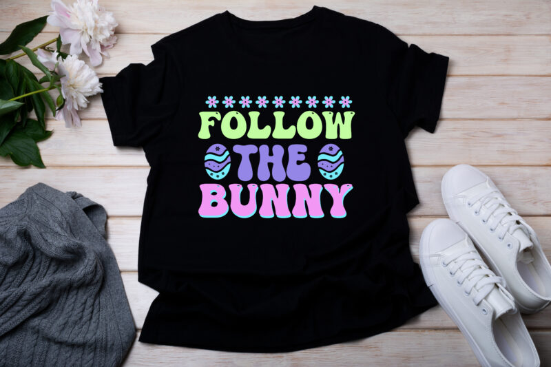 Follow The Bunny RETRO DESIGN