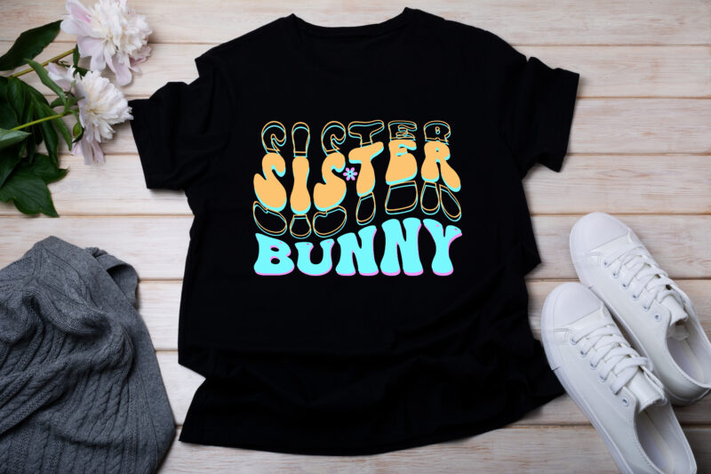 SISTER BUNNY RETRO DESIGN