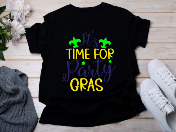 It’s time for party gras t-shirt design