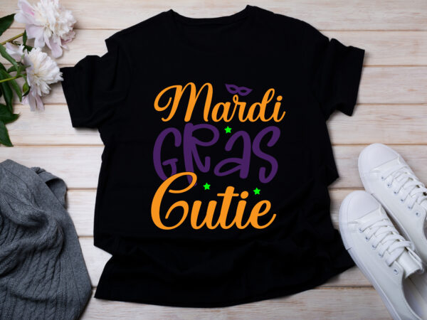 Mardi gras cutie t-shirt design