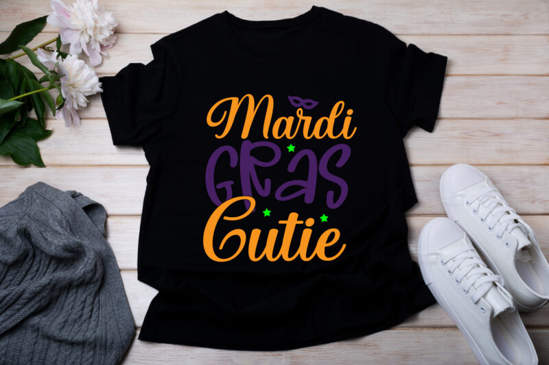 Mardi Gras Cutie T-SHIRT DESIGN