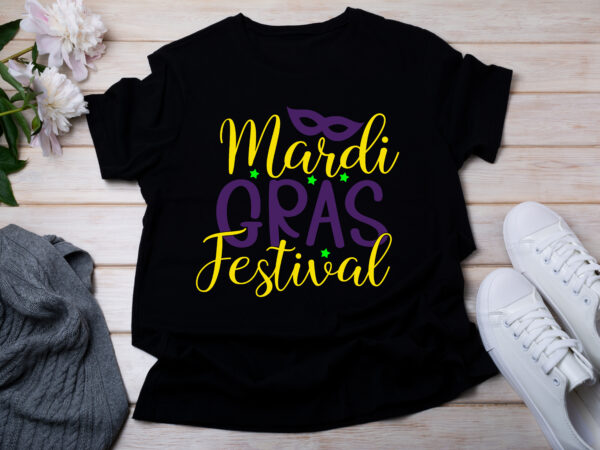 Mardi gras festival t-shirt design