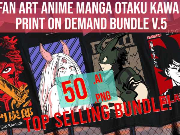 Anime T Shirt Print On Demand Dropshipping Service