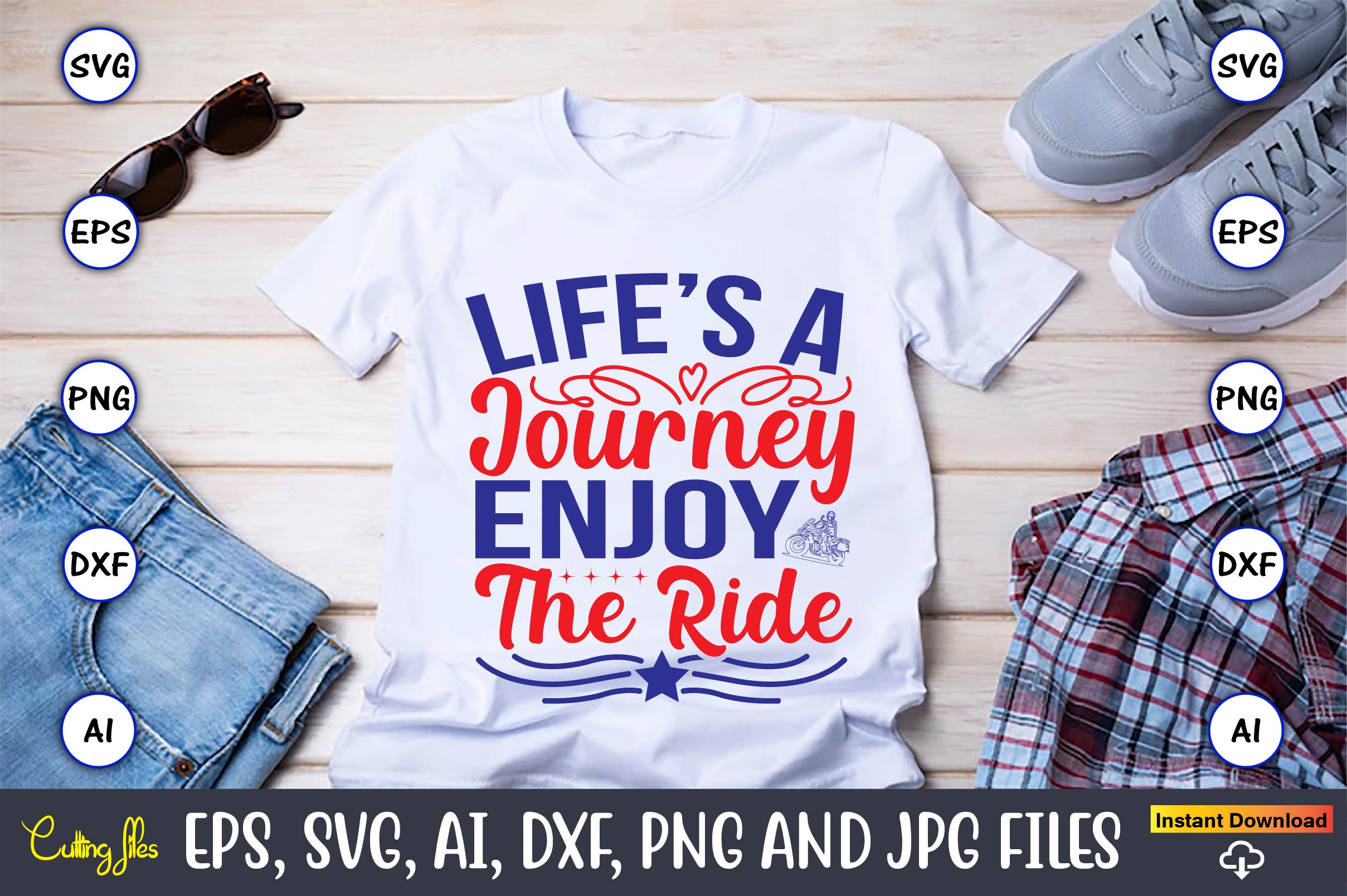 Life Is A Journey, Enjoy The Ride SVG - Origin SVG Art