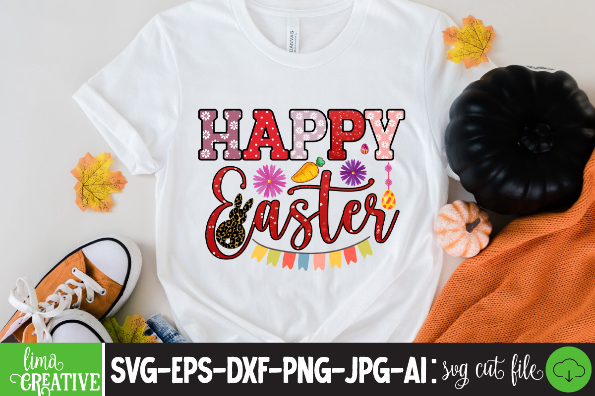 Happy Easter Sublimation PNG, Easter T-shirt Design Bundle ,a-z t-shirt ...