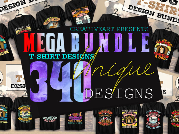 Big dog t-shirt design bundle