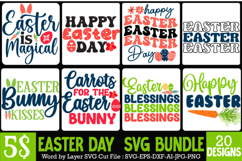 Easter Day T-Shirt Bundle, Happy Easter Day T-Shirt Design,Happy easter Svg Design,Easter Day Svg Design, Happy Easter Day Svg free, Happy Easter SVG Bunny Ears Cut File for Cricut, Bunny