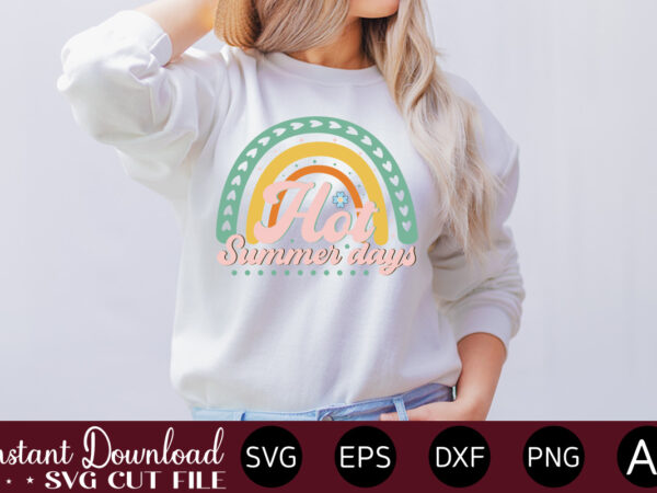 Hot summer days t shirt design,summer bundle svg, beach svg, summertime svg, funny beach quotes svg, summer cut files, summer quotes svg, svg files for cricut, silhouette summer bundle svg,