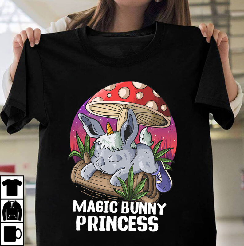 Magic Bunny Princess T-Shirt Design, Magic Bunny Princess SVG Cut File, Easter T-shirt Design Bundle ,Happy easter Svg Design,Easter Day Svg Design, Happy Easter Day Svg free, Happy Easter SVG