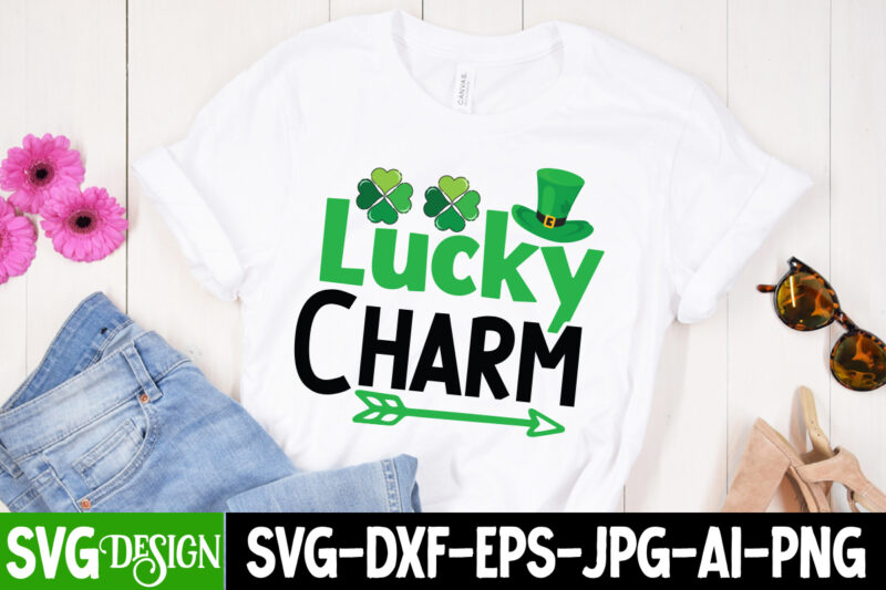 Lucky Charm T-shirt Design,my 1st Patrick s Day T-Shirt Design, my 1st Patrick s Day SVG Cut File, ,St. Patrick's Day Svg design,St. Patrick's Day Svg Bundle, St. Patrick's Day