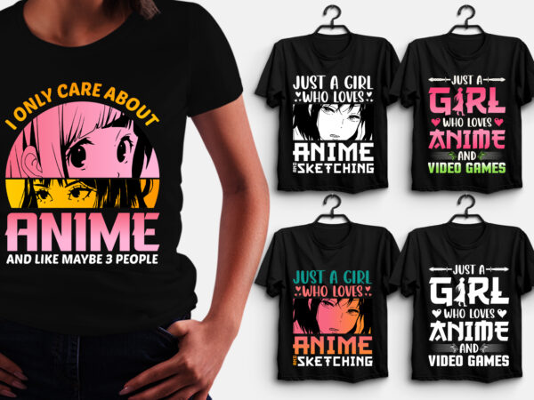 Anime T-Shirt Design PNG SVG EPS,anime t shirt design, anime t shirt ...