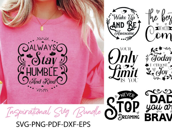 Inspirational svg bundle t shirt design for sale