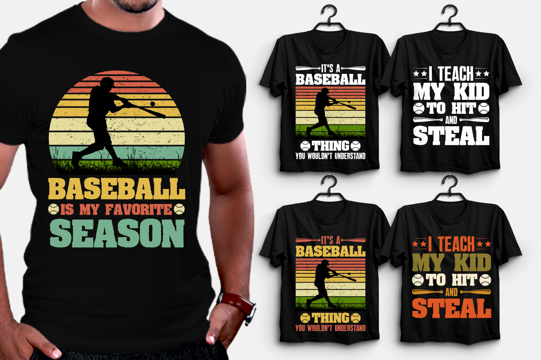 Baseball T-Shirt Design PNG SVG EPS,Baseball,Baseball TShirt,Baseball ...