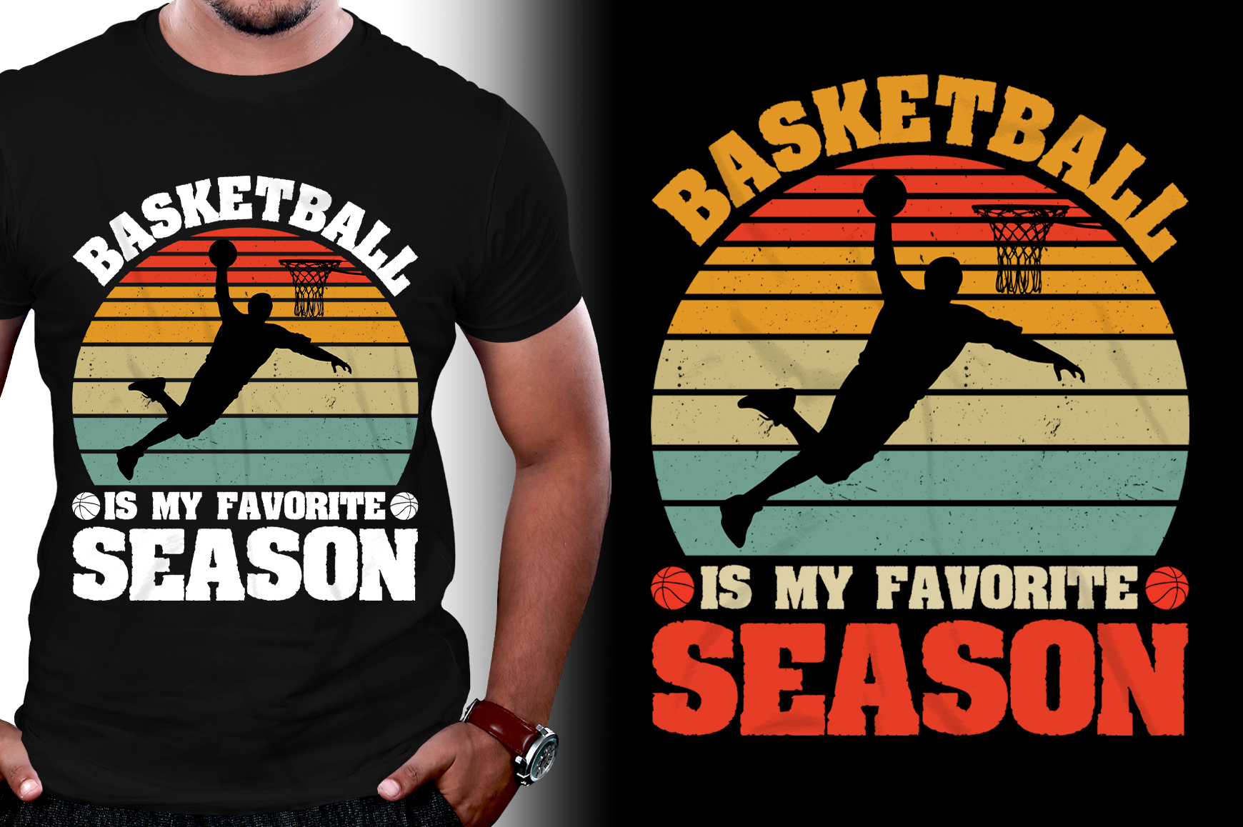 Basketball T-Shirt Design. | Digital Files from Creative Fabrica